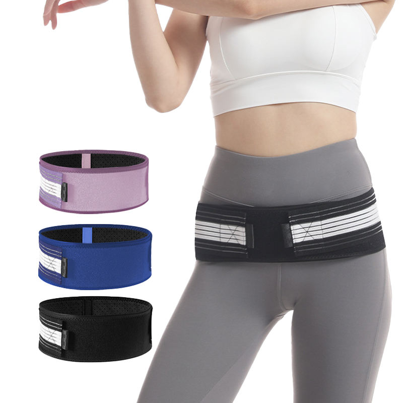 Breathable Anti-Slip Adjustable Si Joint Support Hip Sacroiliac Belt for Pelvis Pain Relief