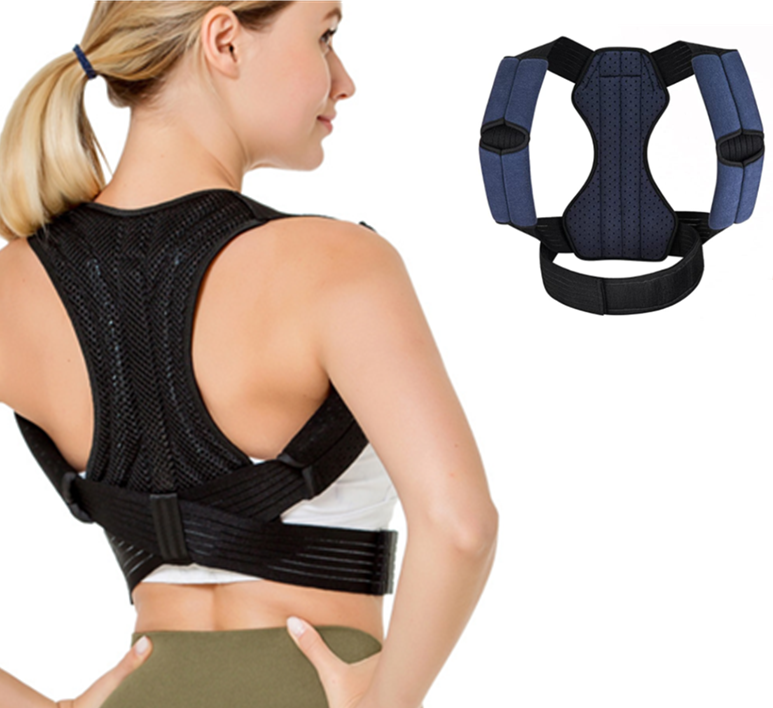 Shoulder Support Brace Relieve Lower Back Pain Support Belt Posture Corrector  ﻿