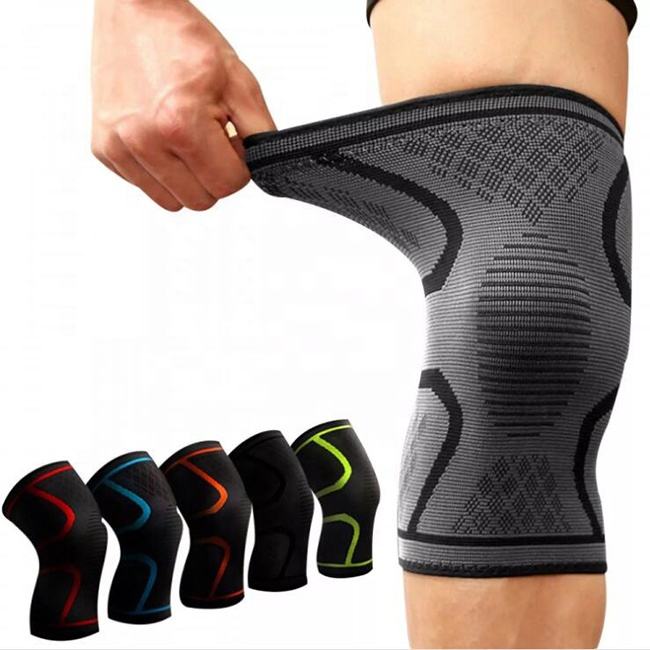 Customized Compression knitted Breathable Neoprene Knee Support Sleeve