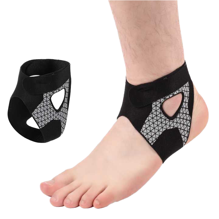Outdoor Basketball Sports Fitness Nylon Foot Wrap Protector Sprain Pain Relief Ankle Support Brace