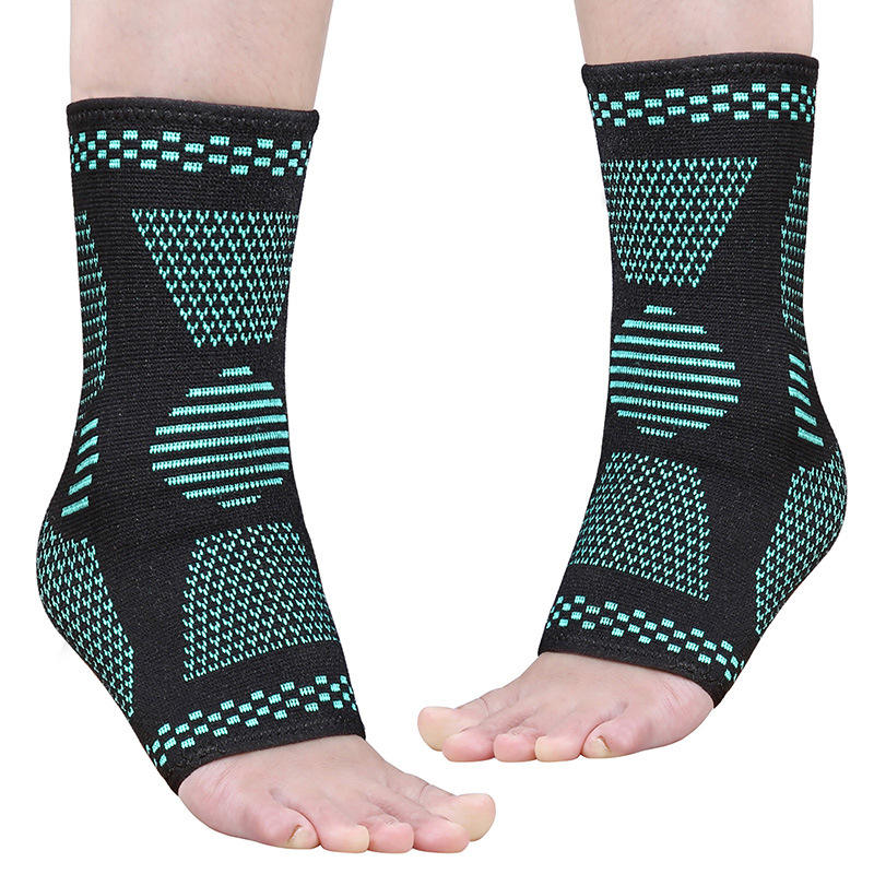 Knitted Ankle Brace with Silicone Pad